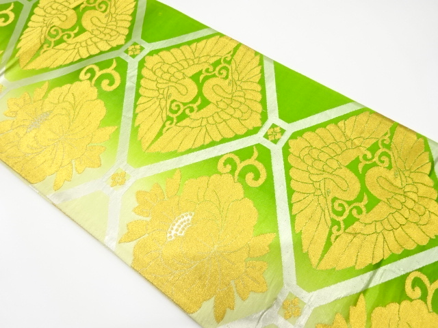 Japanese Kimono / Antique / Fukuro Obi Silk